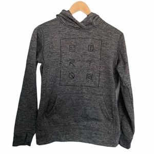 Burton Grey Marl Hoodie with Thumbholes